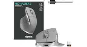 Logitech MX Master 3 Advanced Wireless Laser Mouse 910-005692 Mid Gray