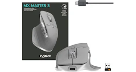 Logitech MX Master 3 Advanced Wireless Laser Mouse 910-005692 Mid Gray