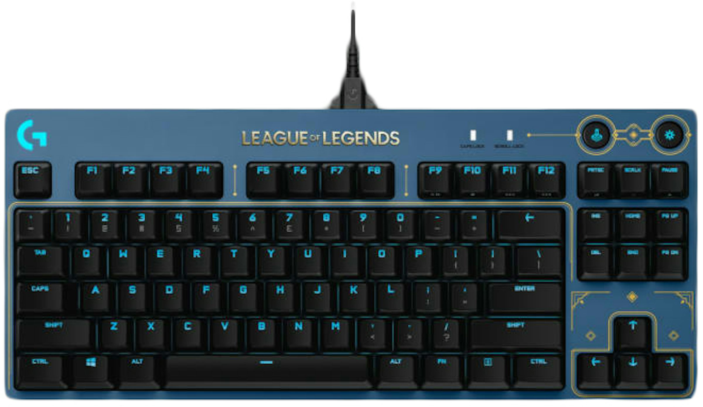 Logitech G Pro League Of Legends Keyboard Spare Replacement Tilt