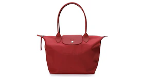 Longchamp Le Pliage Club Neo Tote Bag S Red