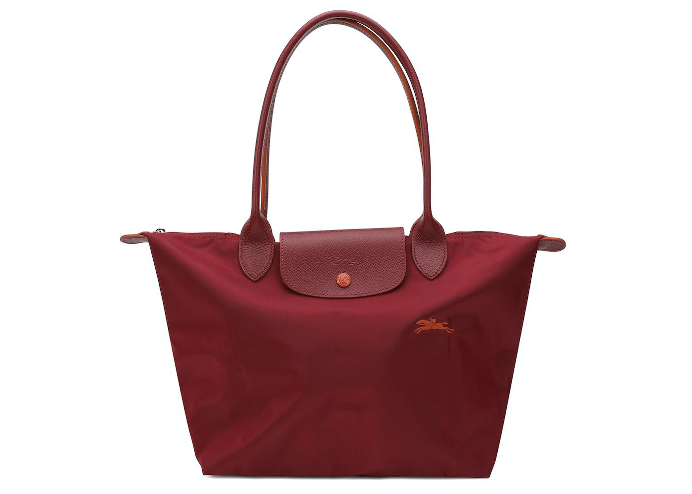 Longchamp Le Pliage Club Shoulder Bag S Red in Leather/Polyamide with ...