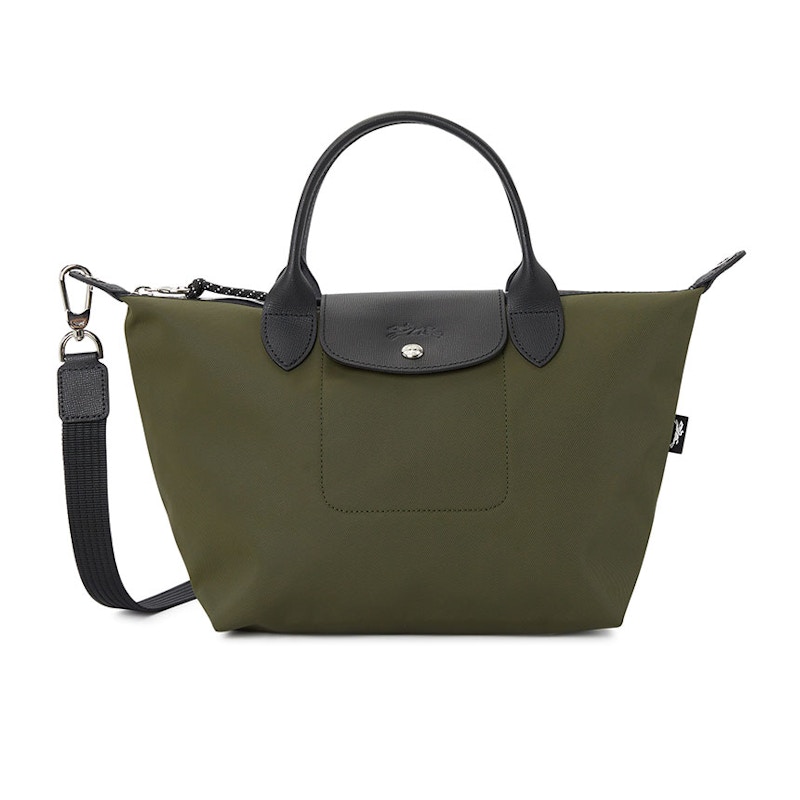 Pre-owned Longchamp Women's  Le Pliage Energy S Tote Bag In Khaki In Brown