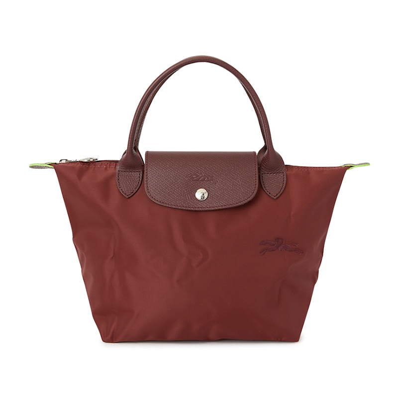 Longchamp Le Pliage Green S Tote Bag Wine