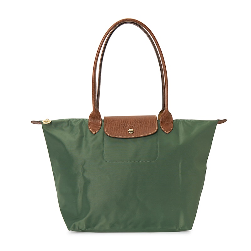 国内完売 Longchamp*LE PLIAGE GREEN*黄色 肩掛け M org.jpg