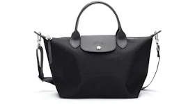 Longchamp Le Pliage Neo Top Handle Bag M Black