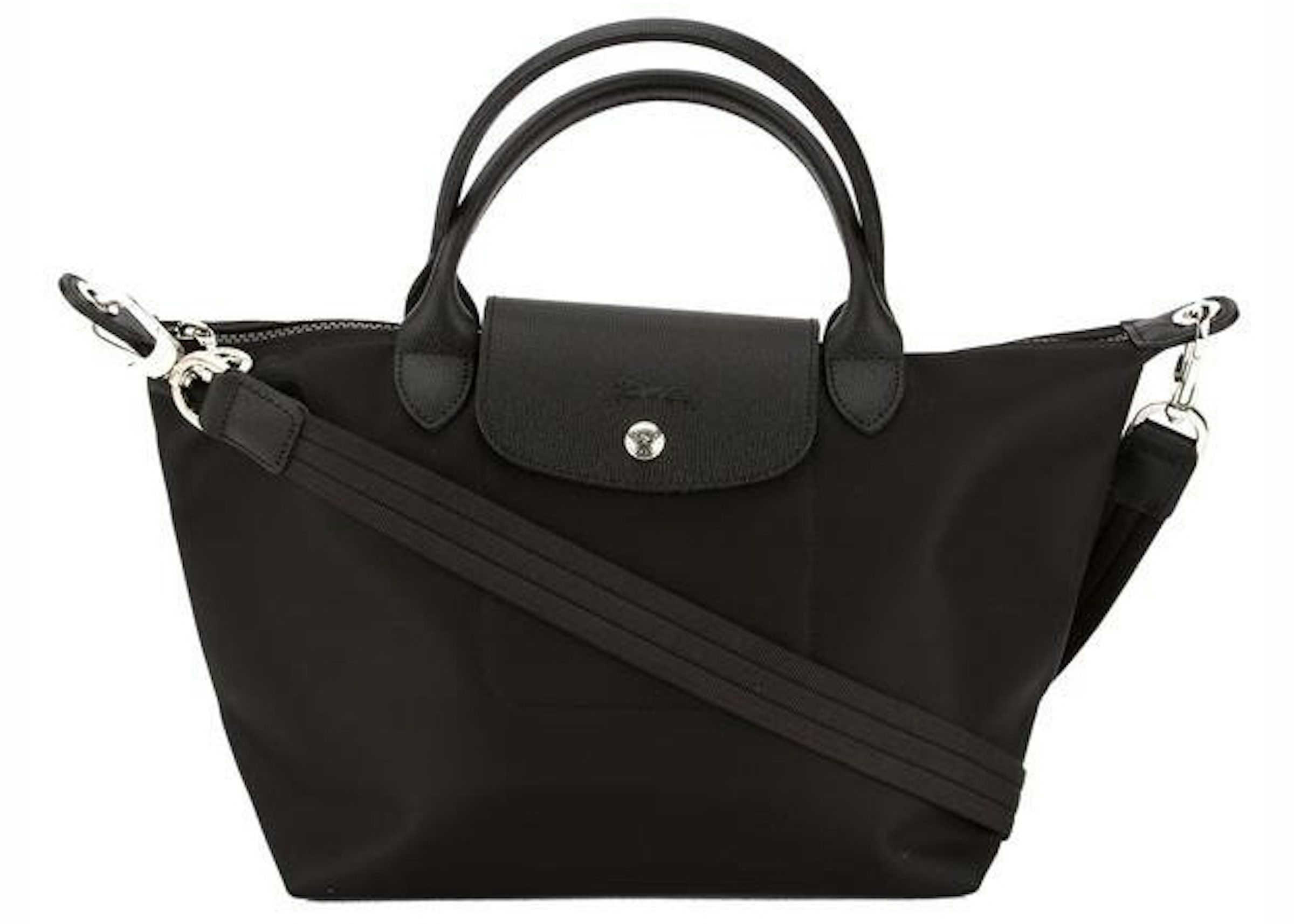 Longchamp Le Pliage Neo S size Black Top Handle Bag Shoulder Tote Bag New  Unused