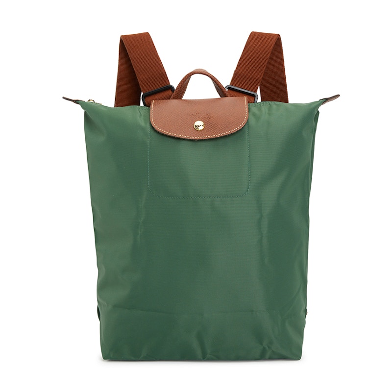バックパック・リュック Longchamp M Le Pliage Original Green Backpack Le Pliage Green M Backpack Terra - Canvas | Longchamp CA