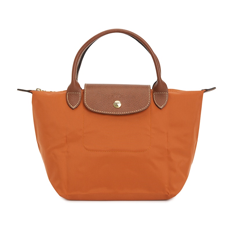 Longchamp Le Pliage S Tote Bag Orange in Nylon US