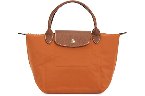 Longchamp Le Pliage S Tote Bag Orange in Nylon US