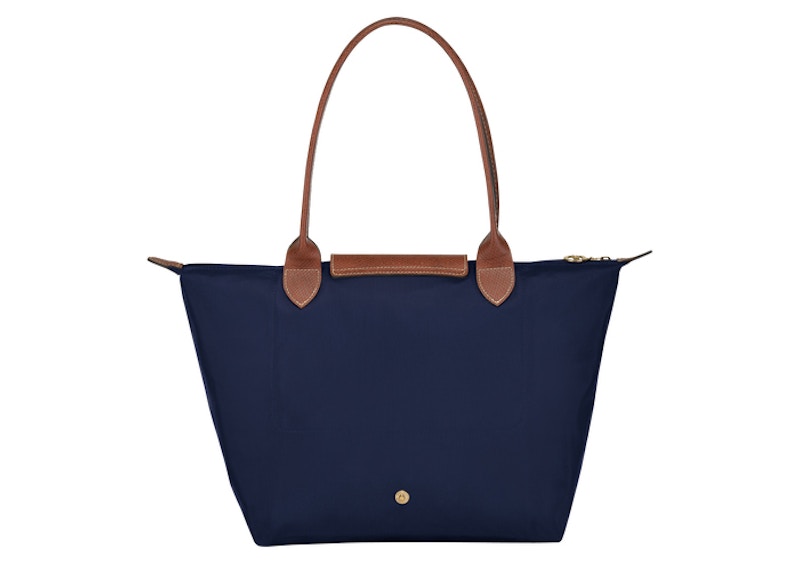 Longchamp Le Pliage Shoulder Bag S Navy in Pliage Nylon with Gold