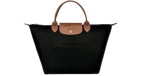 Longchamp Le Pliage Top Handle Bag M Black