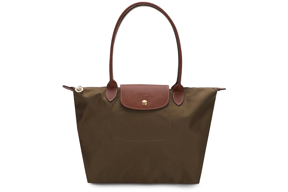Longchamp Le Pliage Tote Green in Nylon with Gold-tone - US