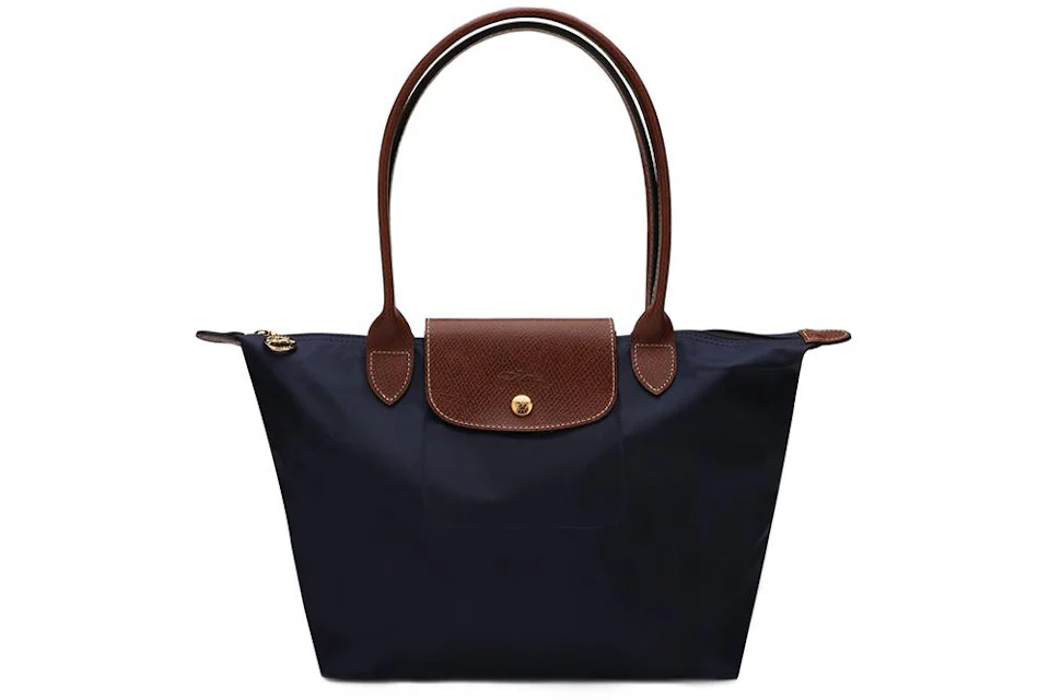 Longchamp Le Pliage Tote Navy in Nylon with Gold-tone - US