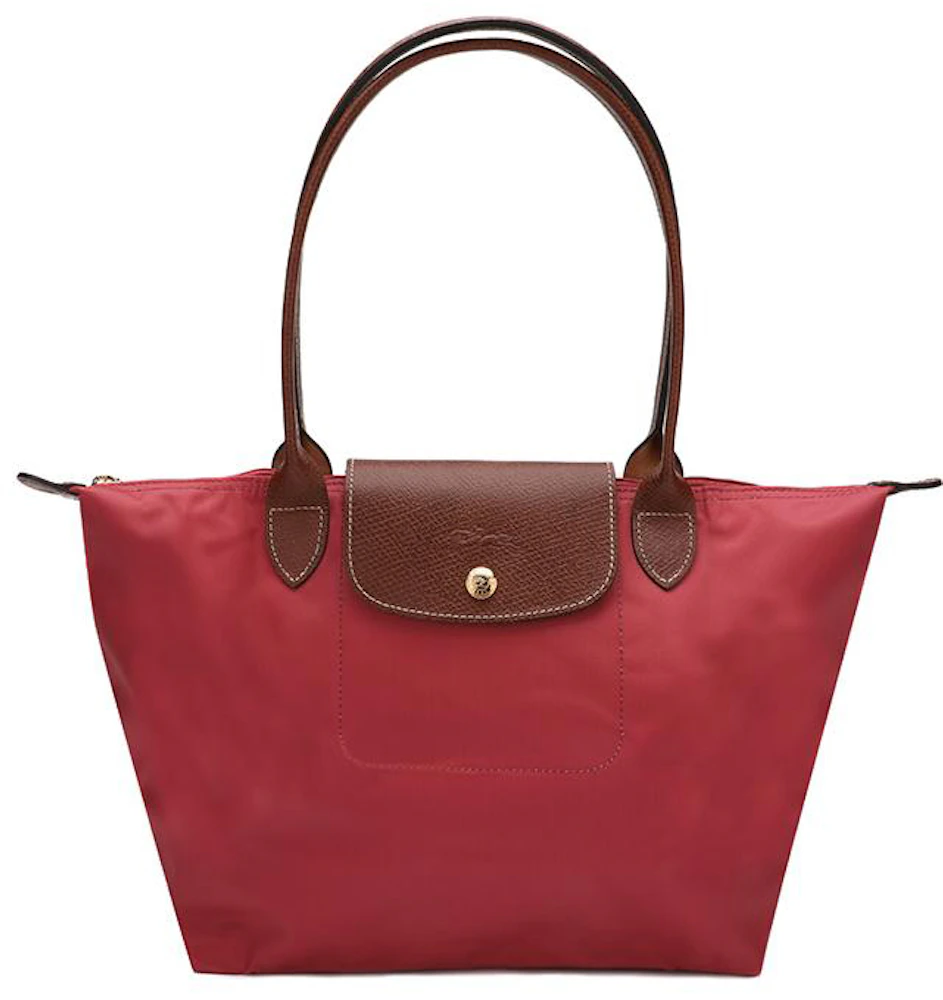 Longchamp Le Pliage Tote Red in Nylon with Gold-tone - US