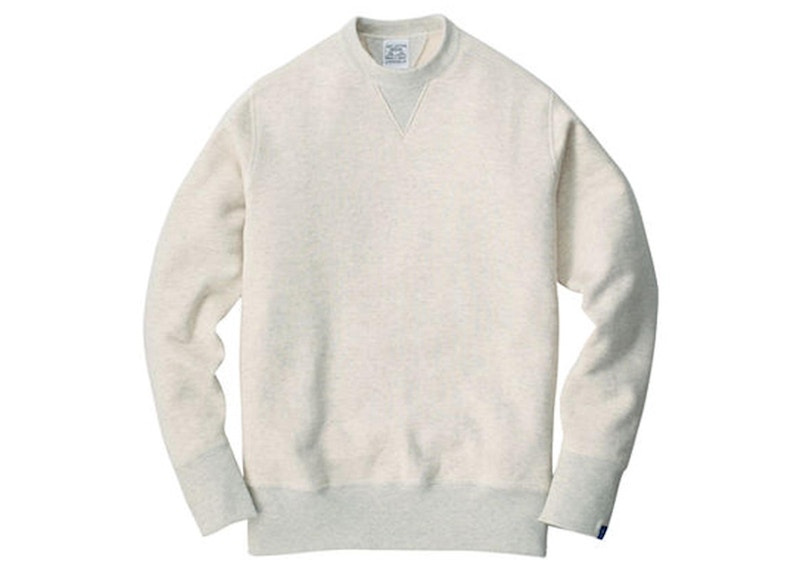 Loopwheeler LW01 Round Body Loop Knit Crew Sweatshirt Oatmeal