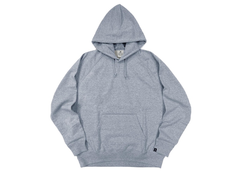 Loopwheeler LW322 Loopknit Relaxed Fit Pullover Hoodie Grey