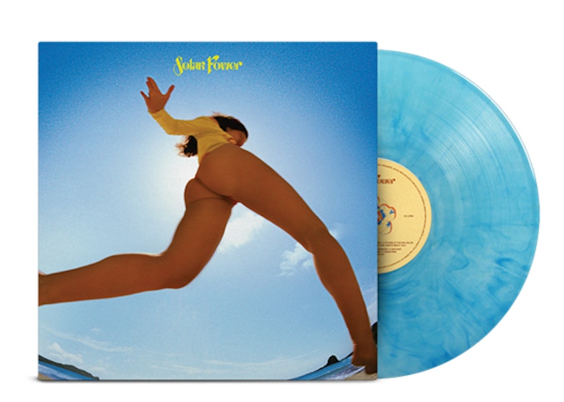 Lorde Solar Power D2C LP Vinyl Blue Marble