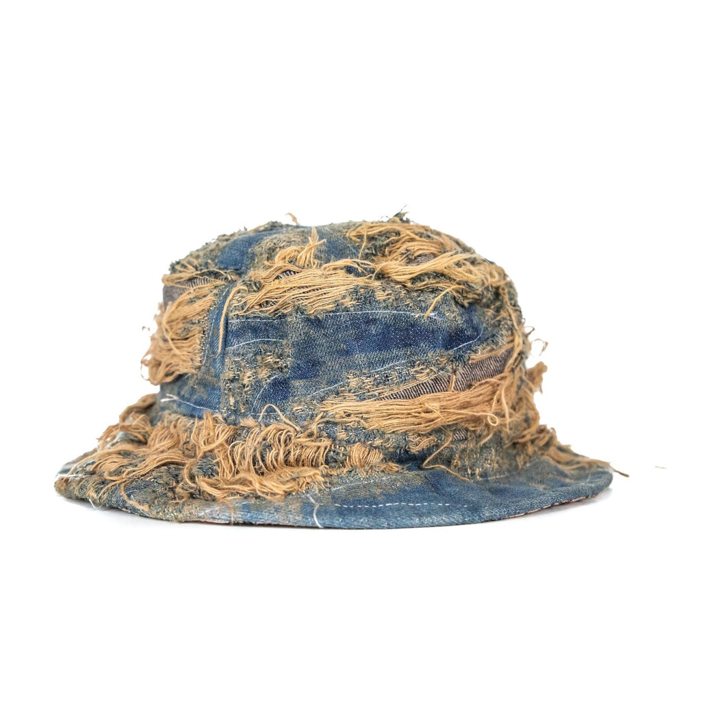 Loso x Ghetto Friends Geh-toh Selvedge Bucket Hat Blue Men's - US