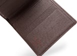 Leather card wallet Louis Vuitton Brown in Leather - 35808106