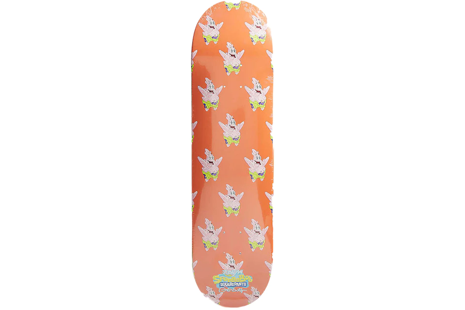 Louis De Guzman Spongebob x J Balvin Skateboard Deck Orange