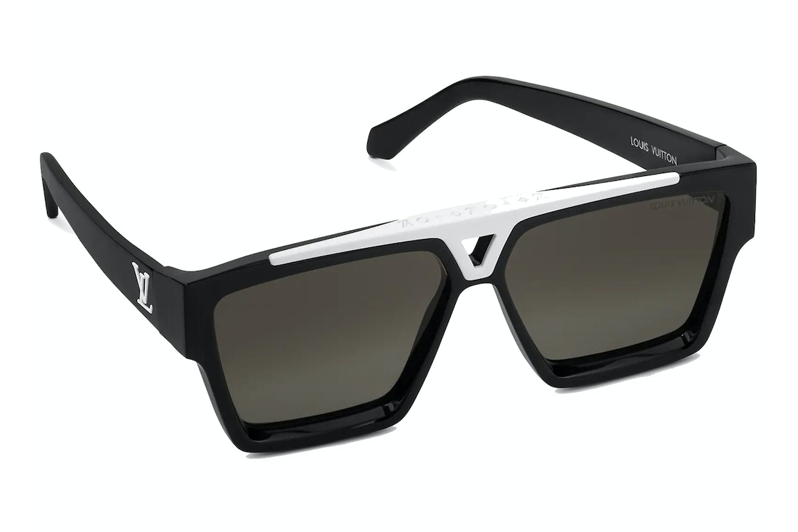 Pre-owned Louis Vuitton 1.1 Evidence Sunglasses Black/white (z1682e/w)