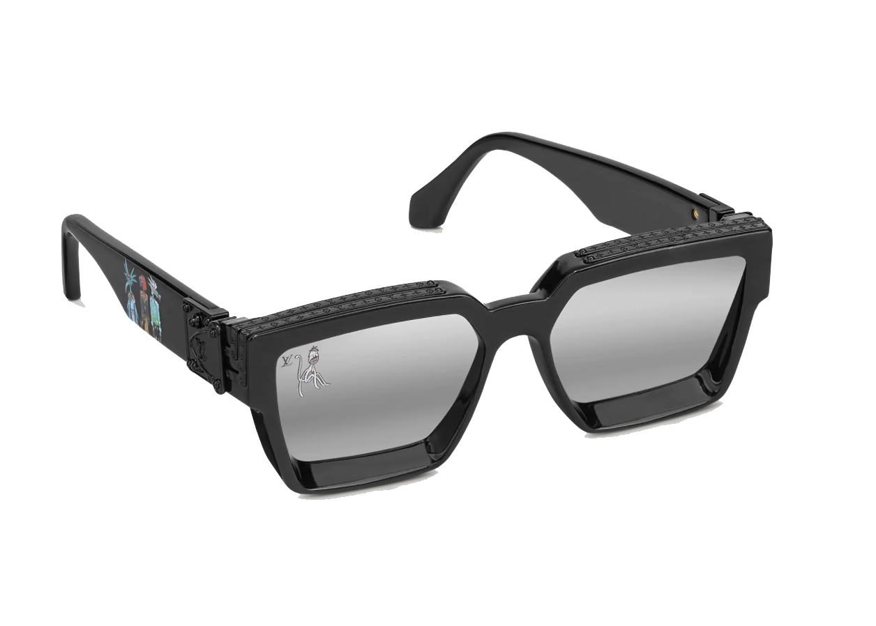 Louis Vuitton Black Mirrored 11 Millionaires Sunglasses  INC STYLE
