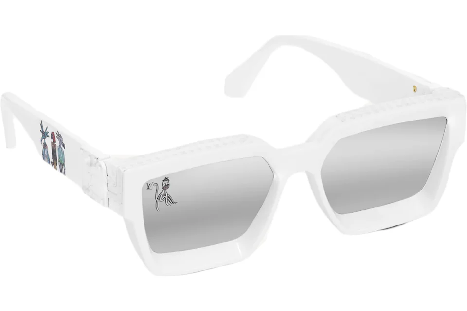 Lv white deals sunglasses
