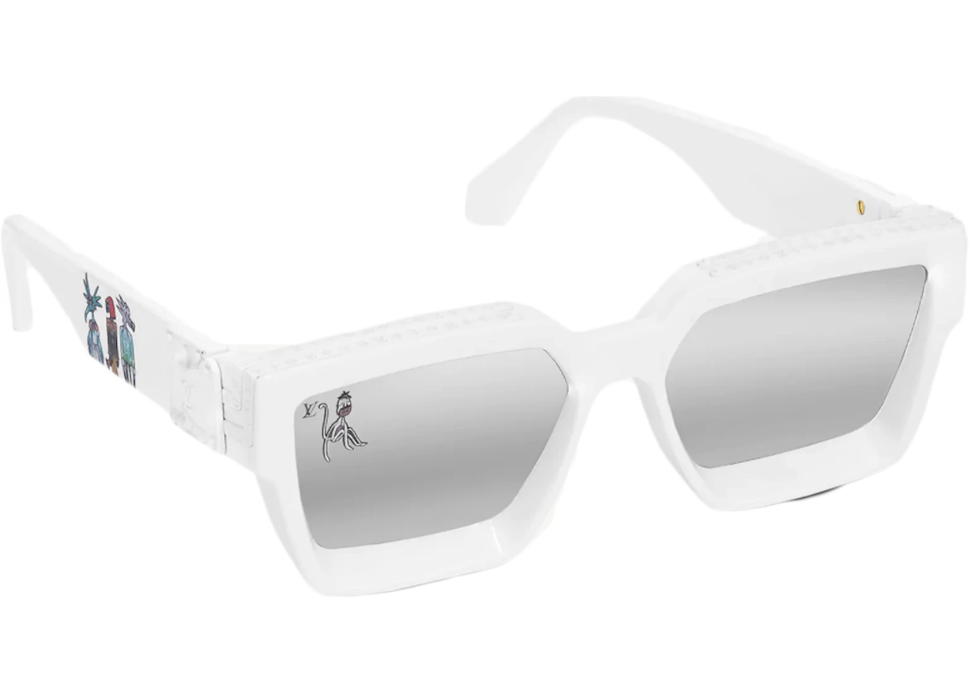 Louis Vuitton 1.1 Millionaire Sunglasses White Men's - SS21 - GB