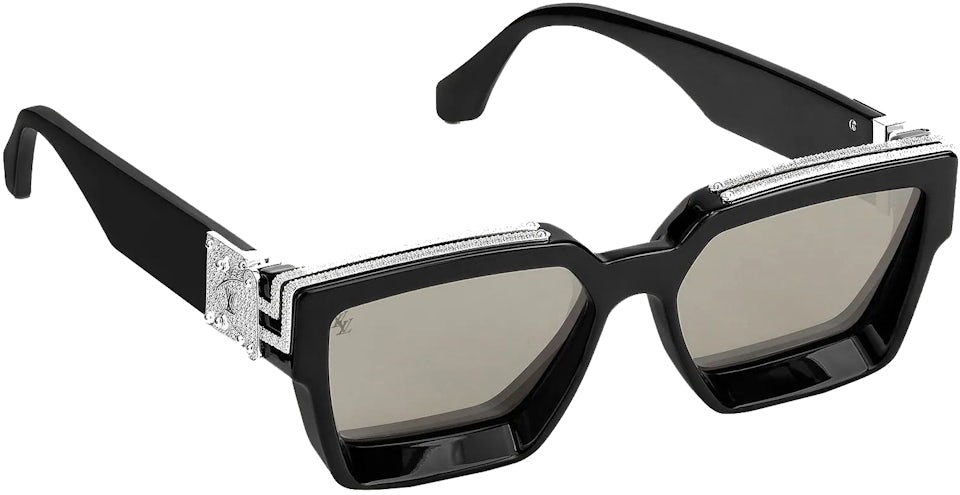Louis Vuitton 1.1 Millionaires Sunglasses Black/Swarovski (Z1422W/E) in  Acetate with Silver-tone - GB