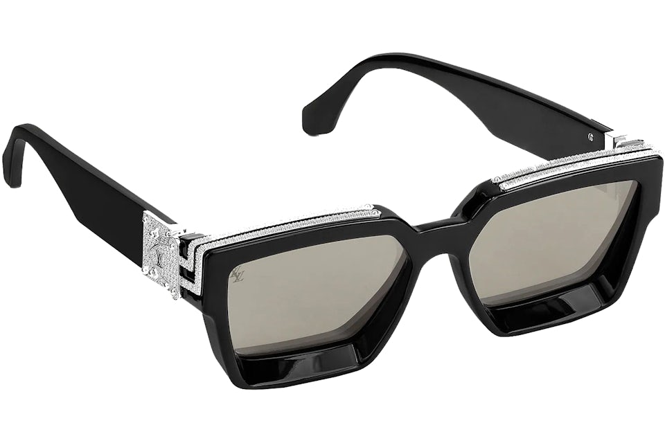 Louis Vuitton 1.1 Millionaires Sunglasses Black/Swarovski (Z1422W/E) in  Acetate with Silver-tone - US