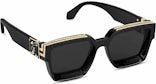 Louis Vuitton men/women White Millionaire Sunglasses w/Gold Trim Very Rare