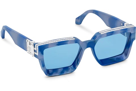 Louis Vuitton Millionaires Sunglasses Blue Transparent Men's