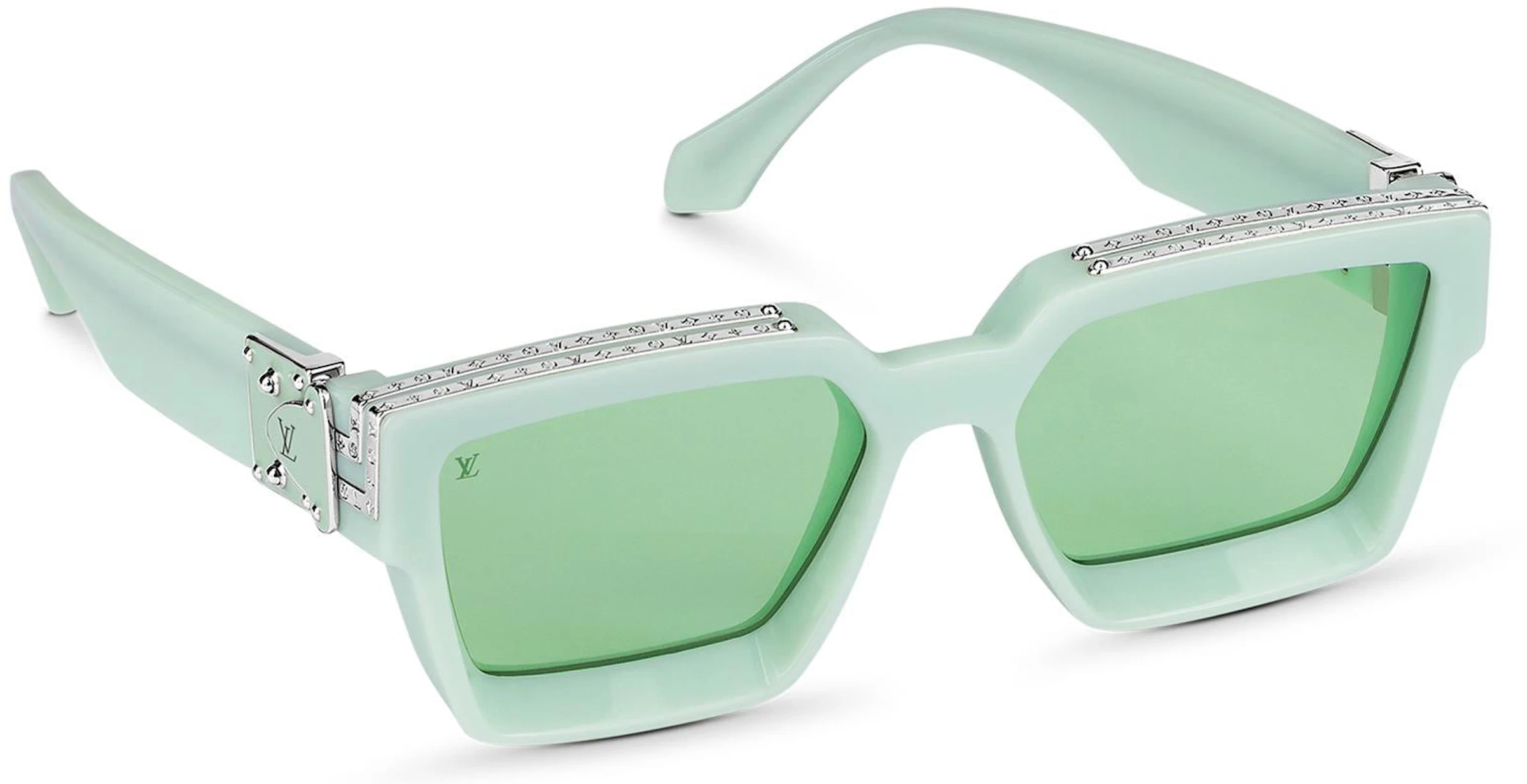 1.1 millionnaires sunglasses Louis Vuitton White in Plastic - 28375019