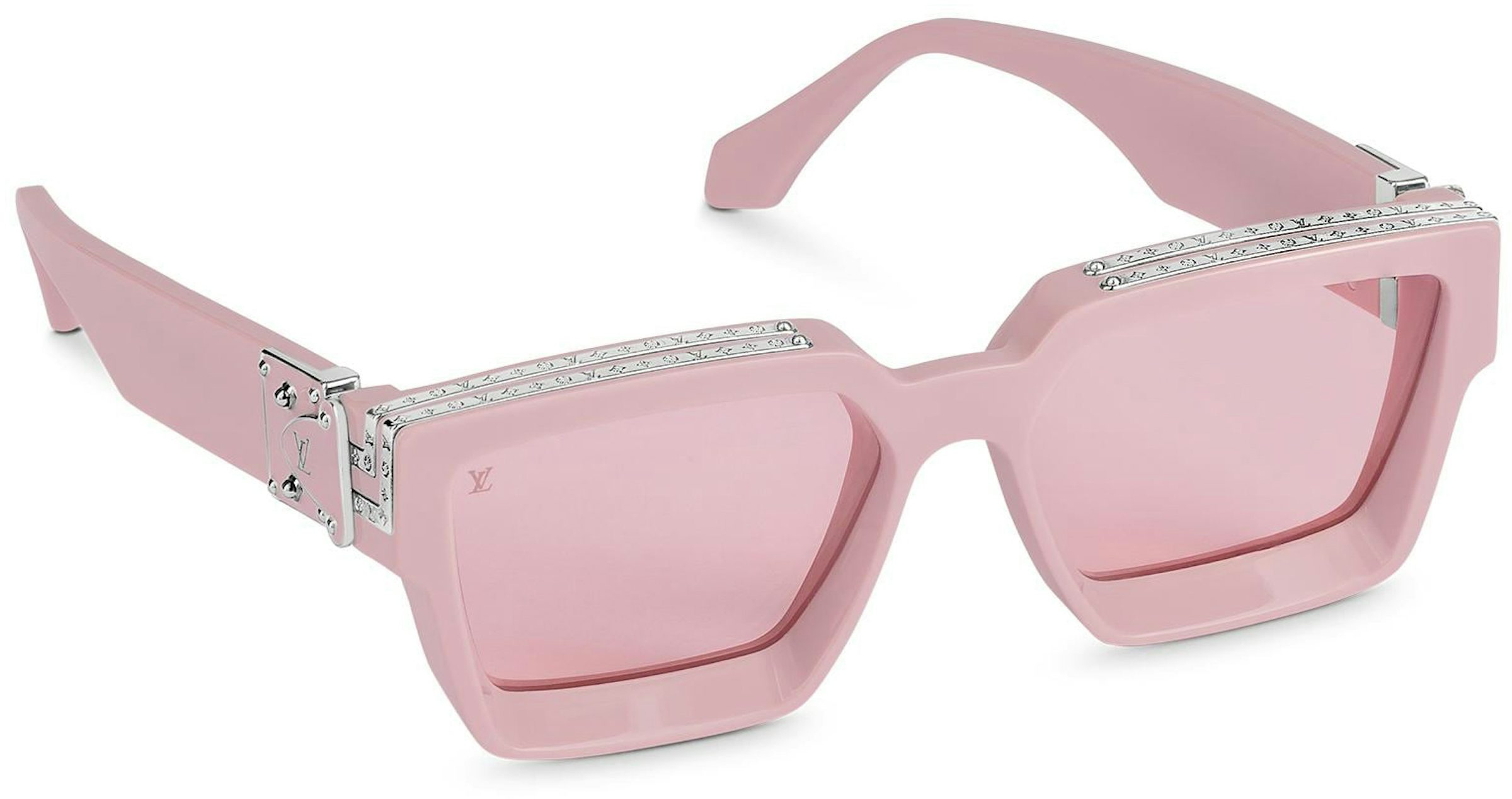Louis Vuitton LV Link One Cat Eye Sunglasses Pink Glitter (Z1771W/E)