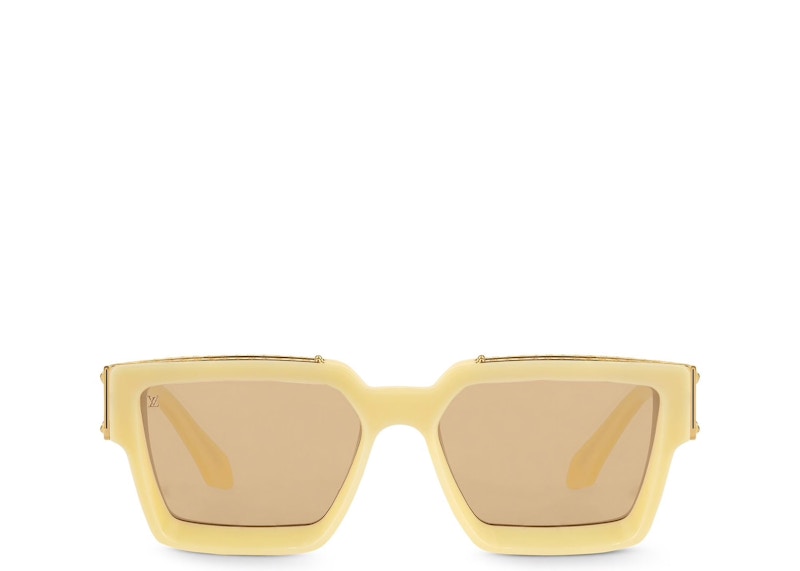 Louis Vuitton 1.1 Millionaires Sunglasses Pale Yellow in Acetate/Metal