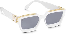 Louis Vuitton Sunglasses Millionaire 1.1 58□17 Z1359E Blue Marble excellent