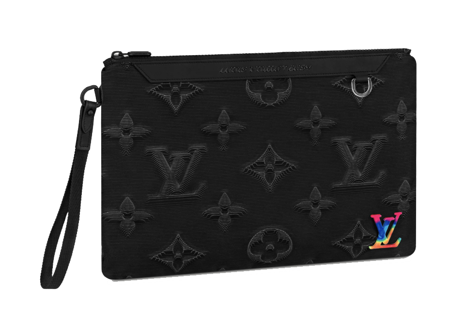 Louis Vuitton 2054 Reversible Pouch in Nylon with Black-tone - GB
