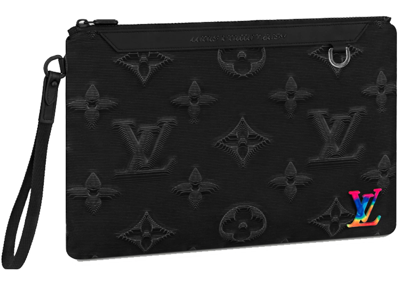 louis crossbody purse black