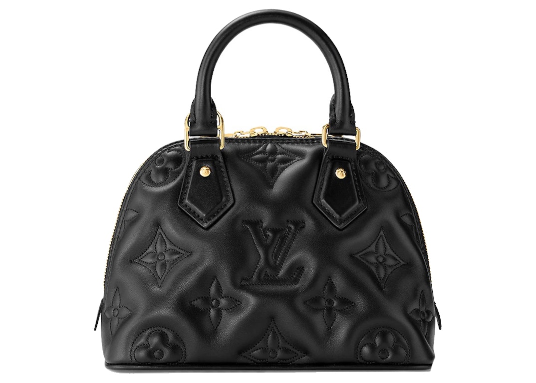 Pre-owned Louis Vuitton Alma Bb Quilted Black
