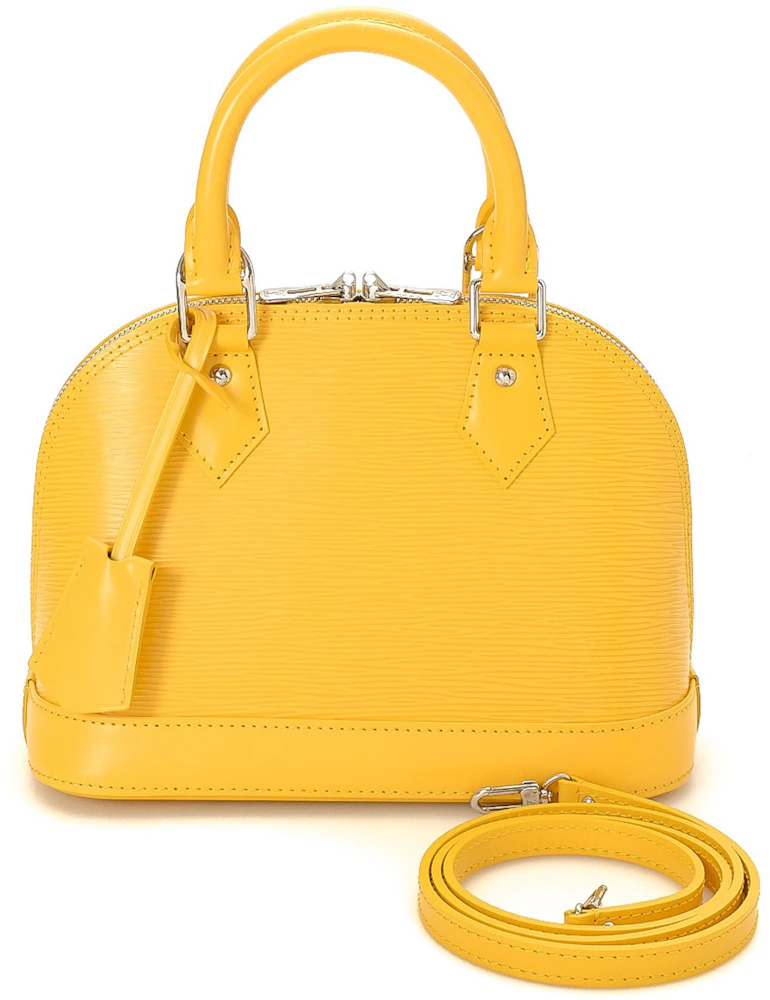 Louis Vuitton Mimosa Yellow EPI Leather Alma PM Top Handle Bag, 1996.