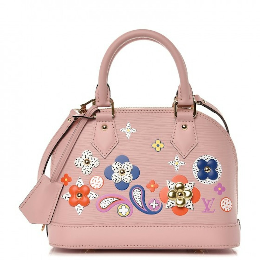 Louis Vuitton Alma Epi Rose Multicolor in Leather with Gold-tone