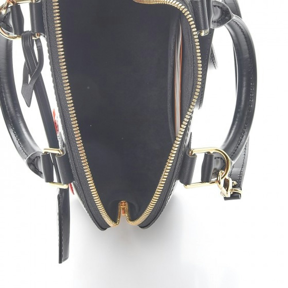 Vintage Louis Vuitton Alma GM Epi Noir Black Satchel Bag M51130
