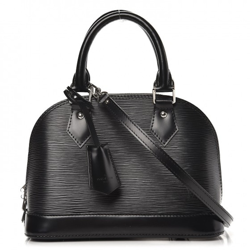 Louis vuitton epi alma pm black hot sale