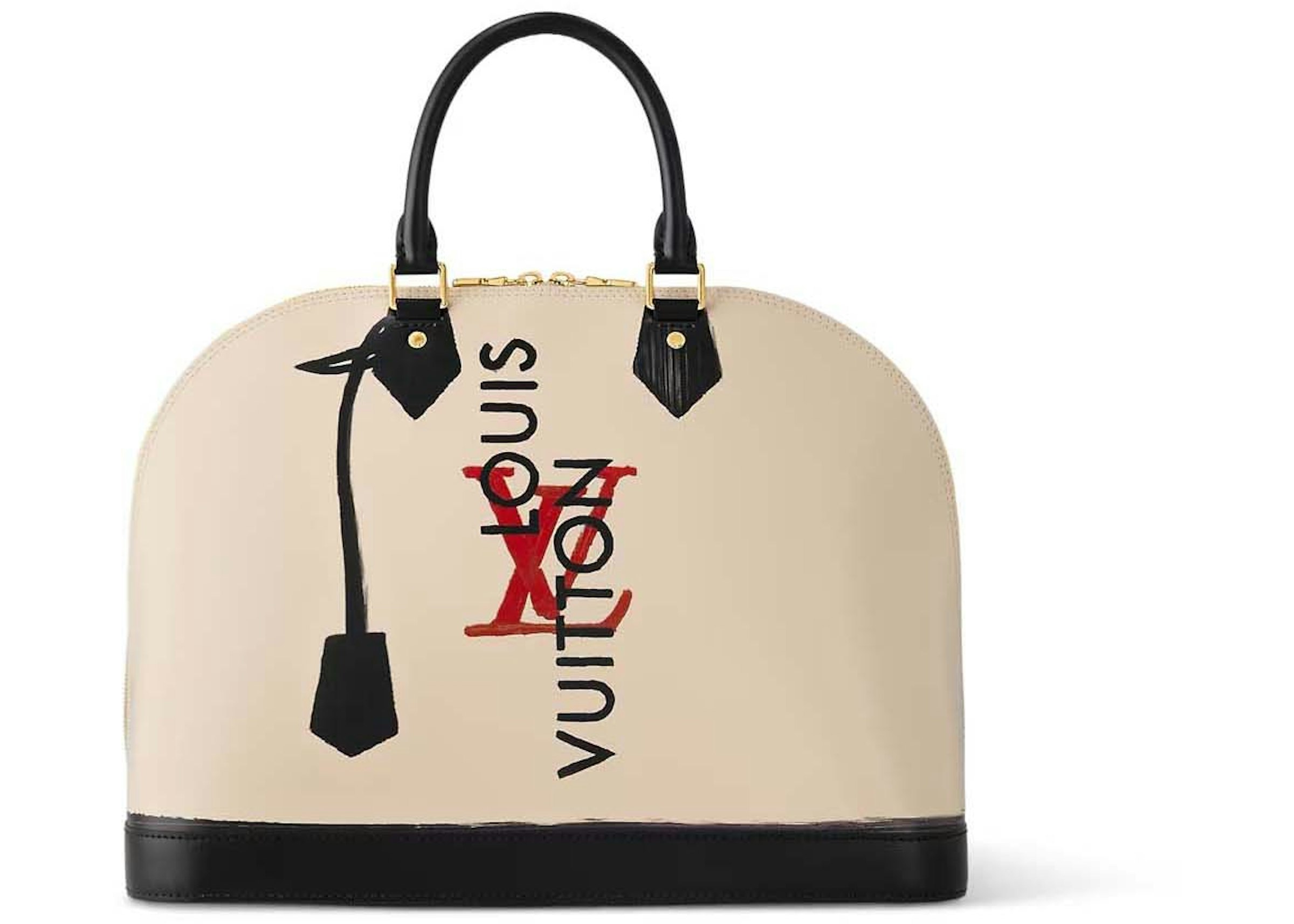 Louis Vuitton Capucine PM Teddy Fleece Top Handle Shoulder Bag White