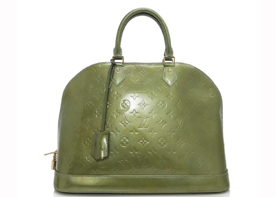 Louis Vuitton Green Epi Leather Alma MM