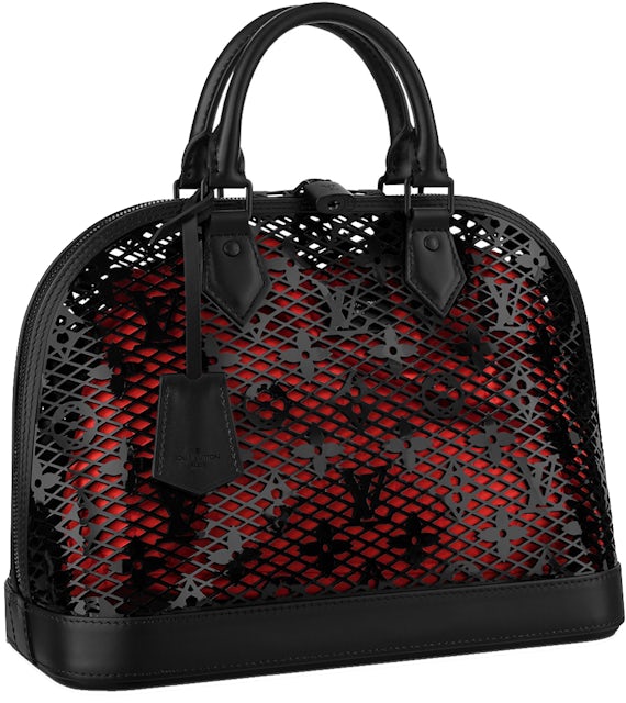 Louis Vuitton Alma PM Black in Patent Calfskin Leather with Black
