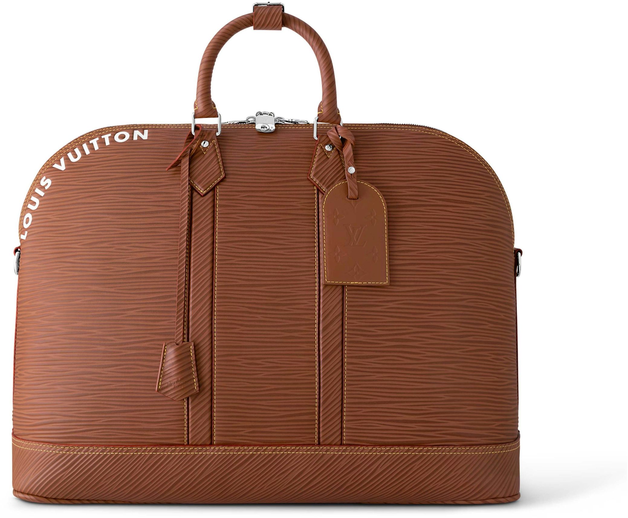 Louis Vuitton Alma Travel GM Cognac in Calf Leather with Silver-tone - US