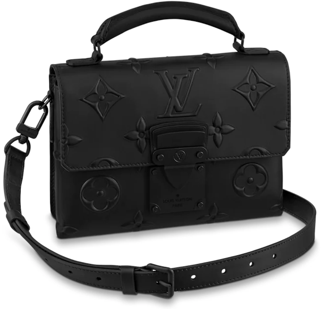 President leather satchel Louis Vuitton Black in Leather - 29487095
