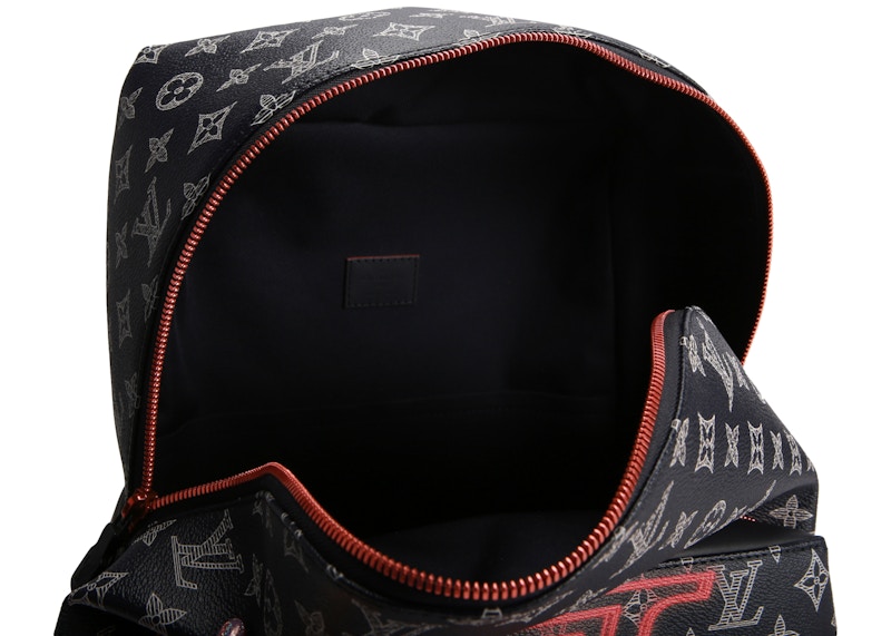 Louis Vuitton Apollo Backpack Monogram Upside Down Ink Navy in