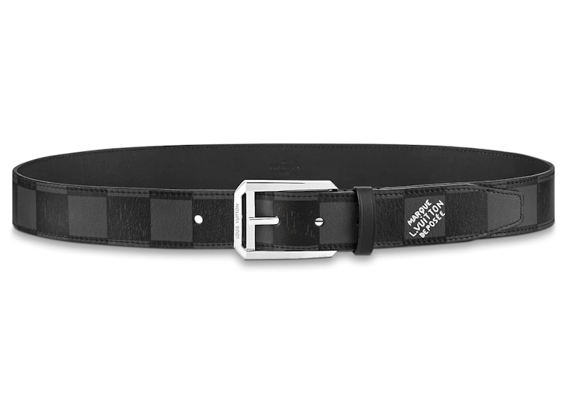 Louis Vuitton Architect 35mm Belt Graphite